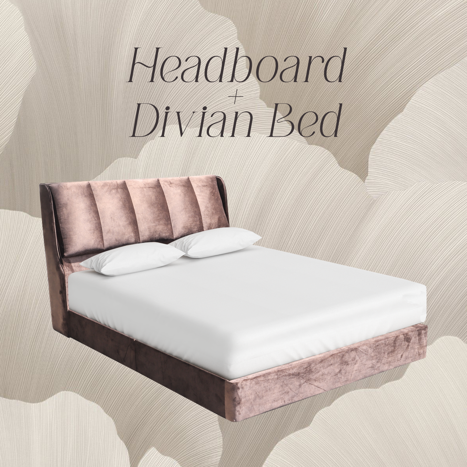 LSD265 HEADBOARD + DIVIAN BED