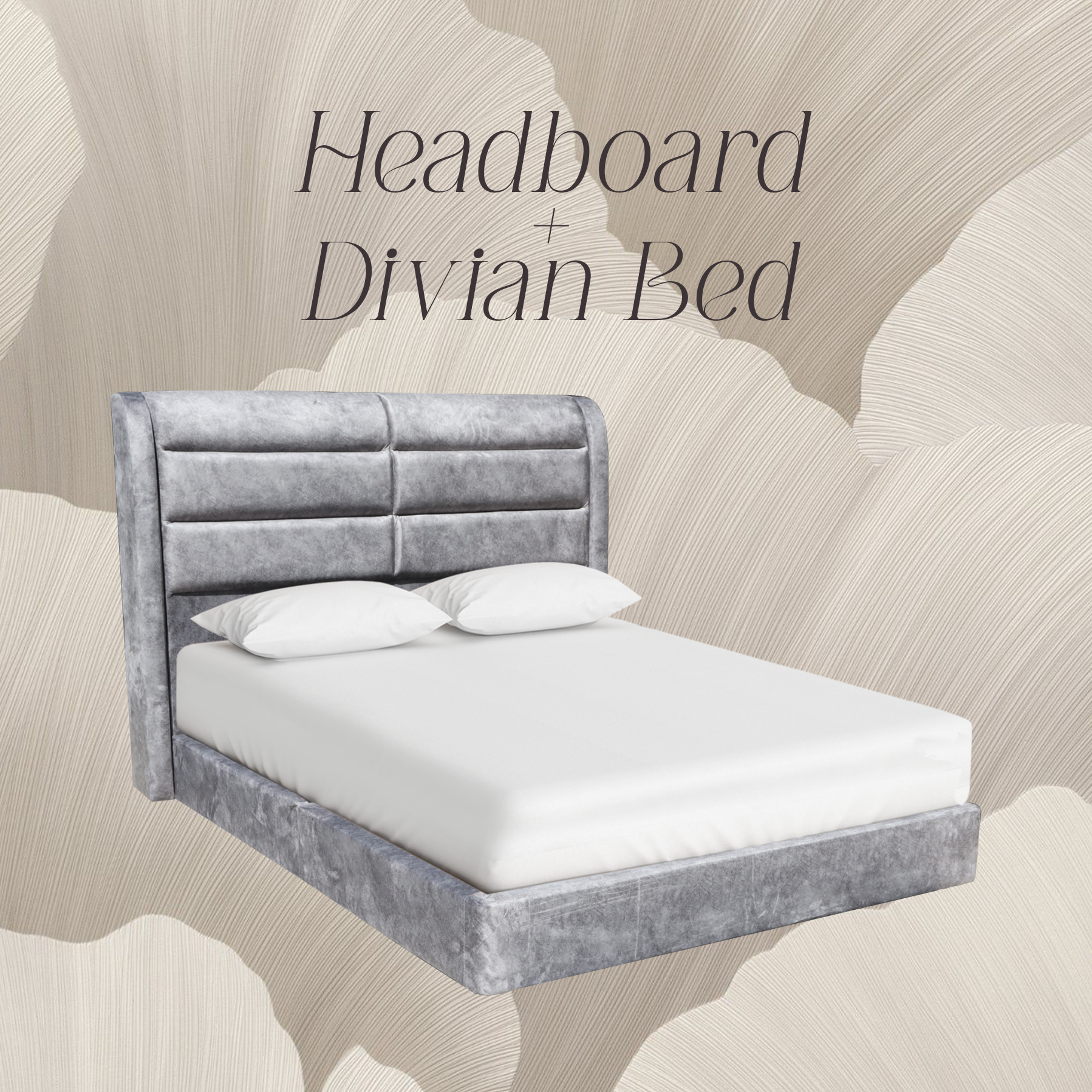 LSD406 HEADBOARD + DIVIAN BED