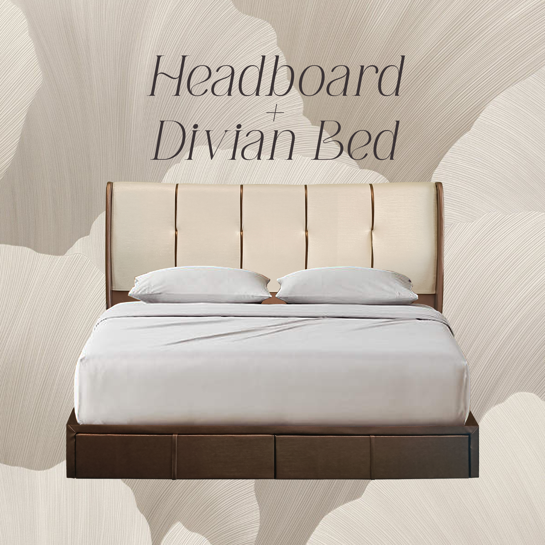 950/1114 HEADBOARD + DIVIAN BED