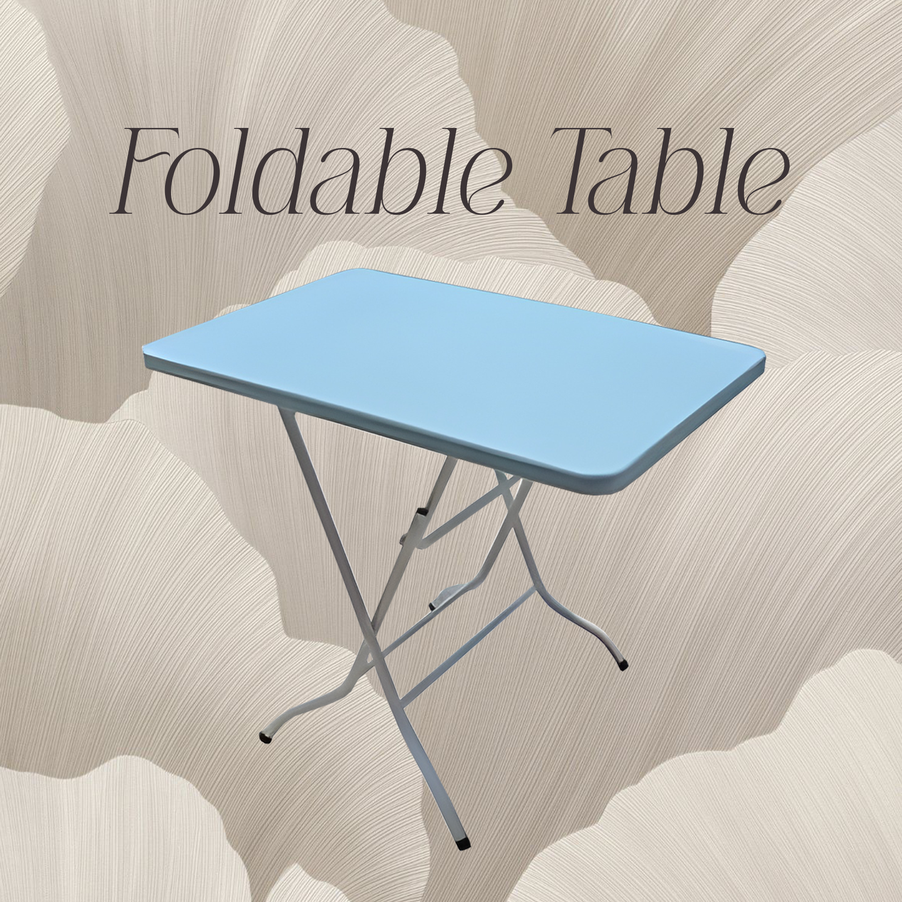 2229 2X3FT PLASTIC TABLE WITH FRAME LEG