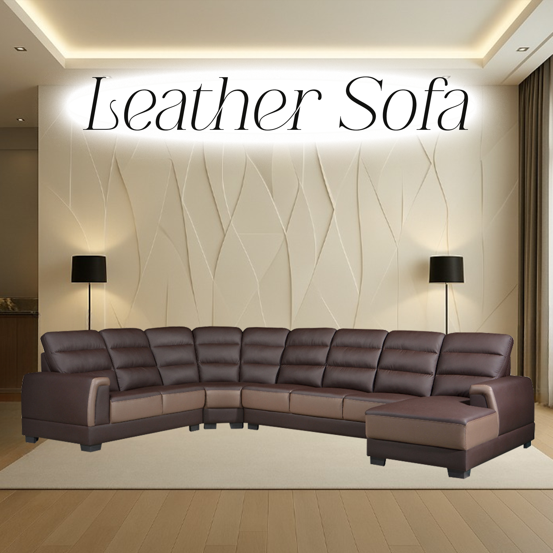 2200 LEATHER SOFA