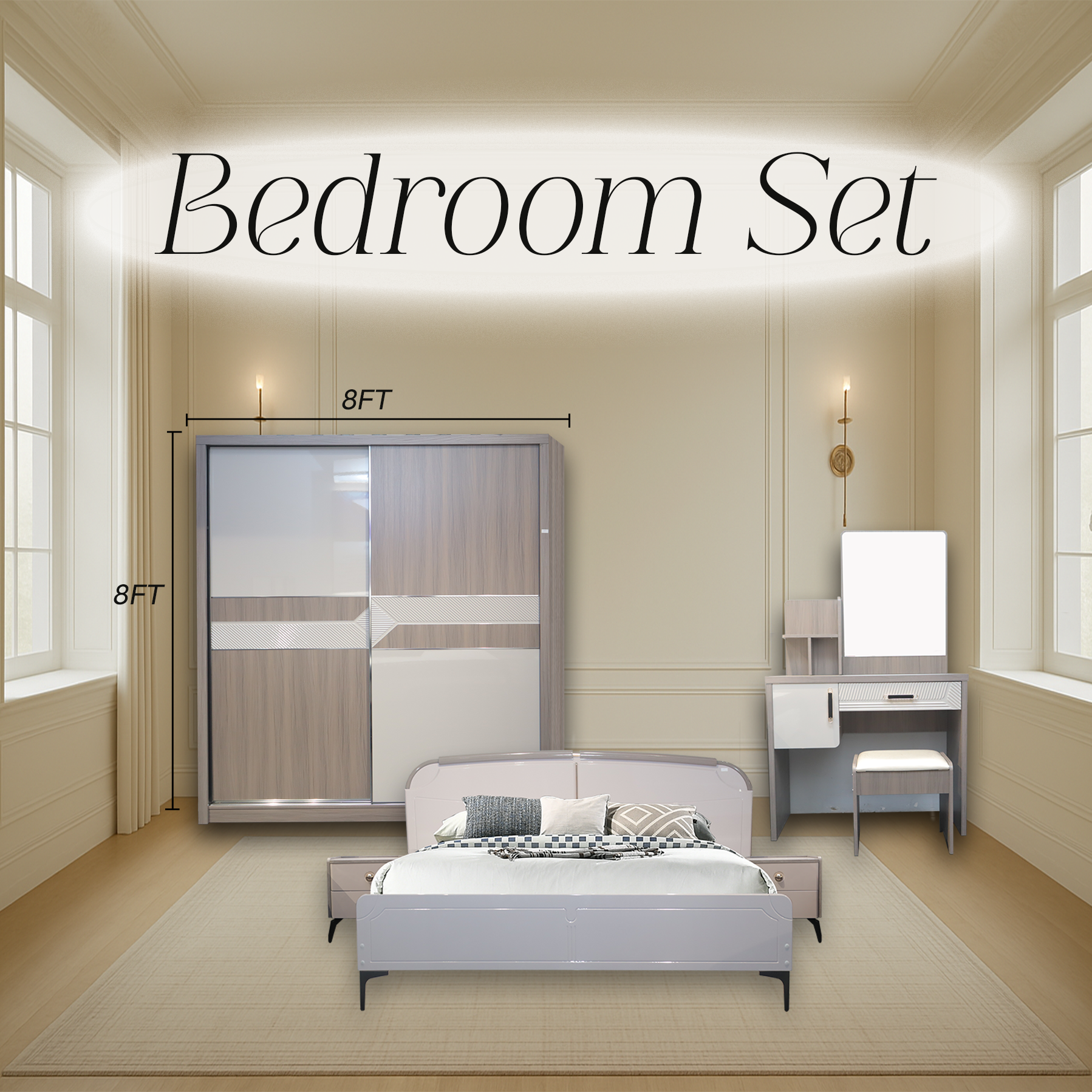 283 6FT BEDROOM SET