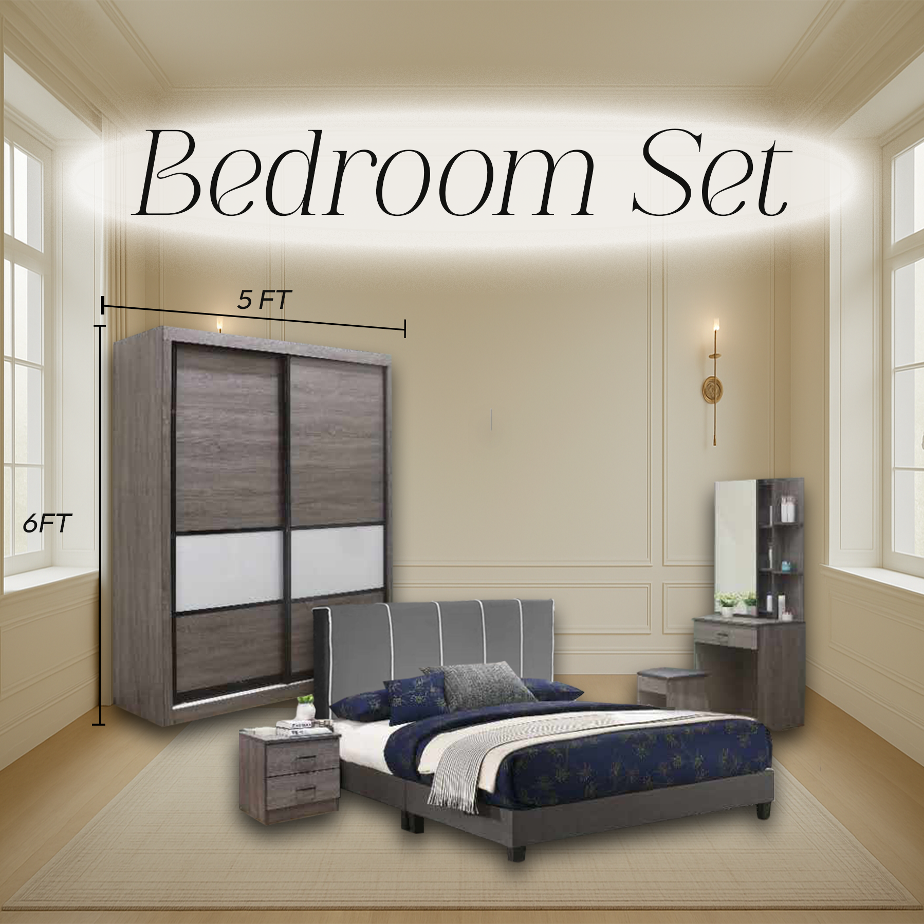 WB575 BEDROOM SET