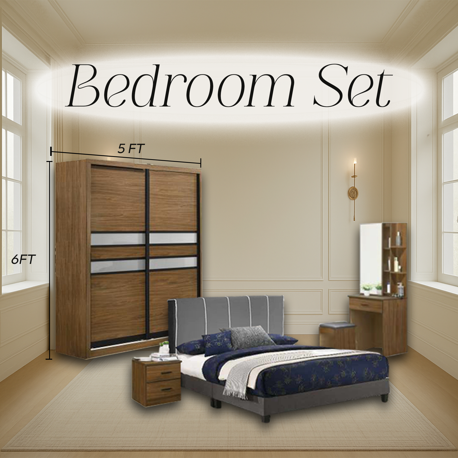 WN576 BEDROOM SET