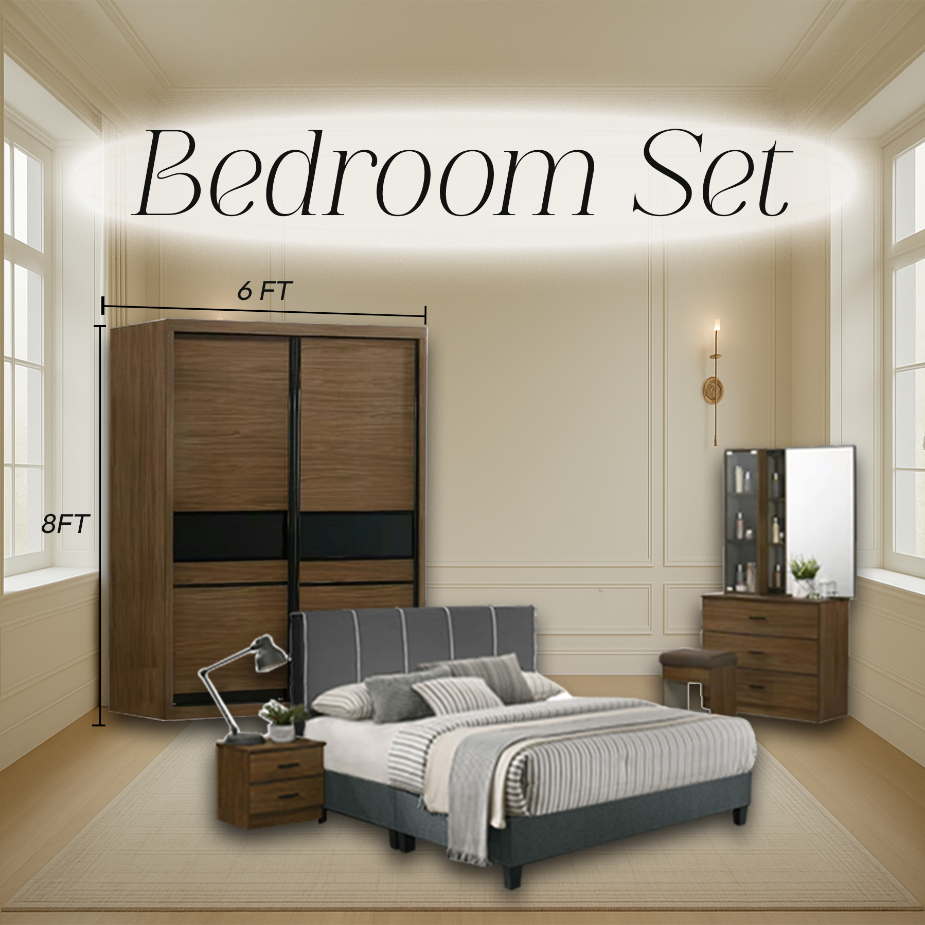 WN836 BEDROOM SET