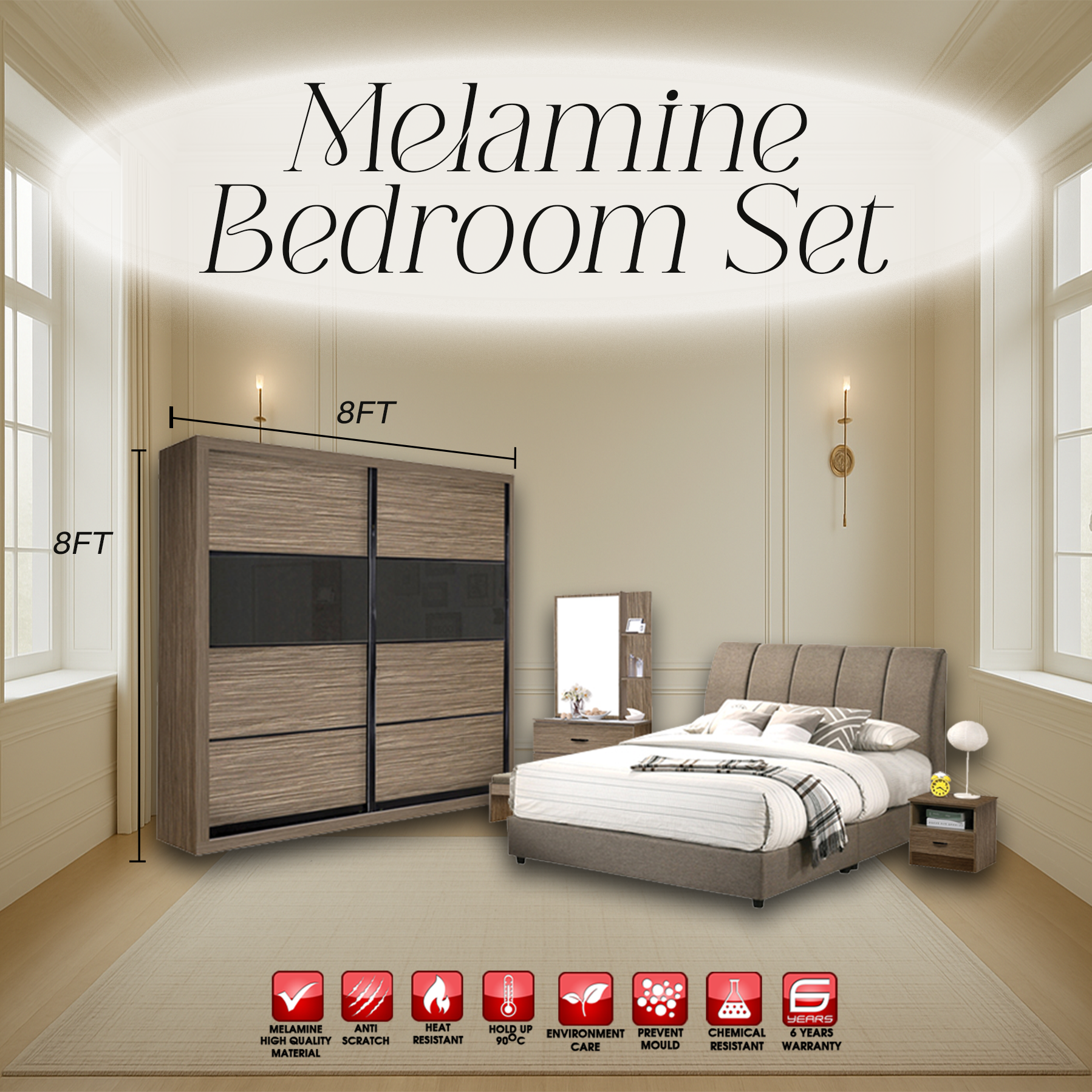 NC6821 BEDROOM SET