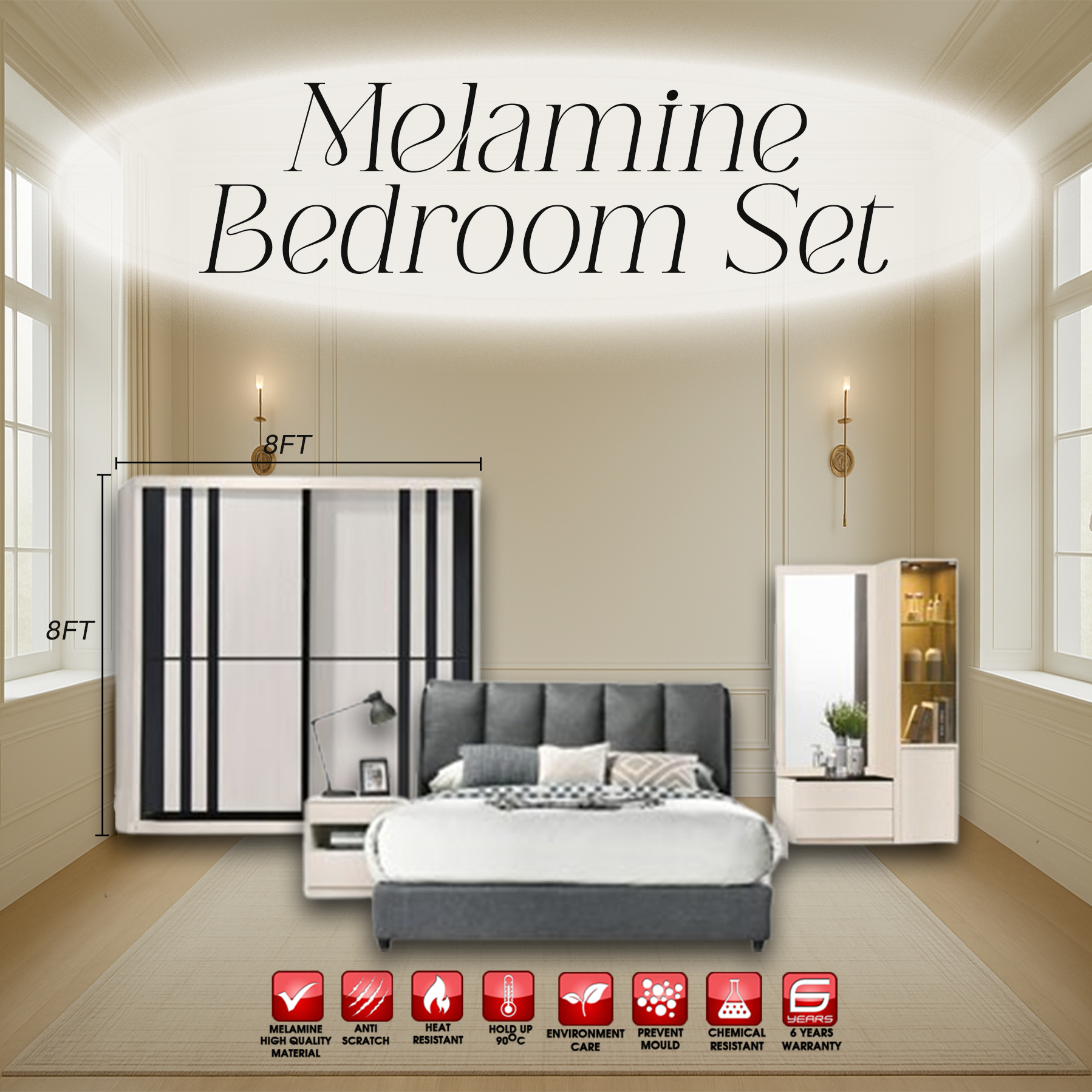 NW7756 BEDROOM SET